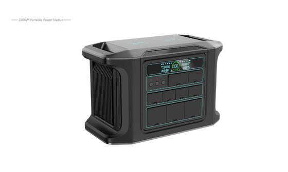 携帯電源 2200W 再生可能エネルギー バッテリー 屋外エネルギー 貯蔵