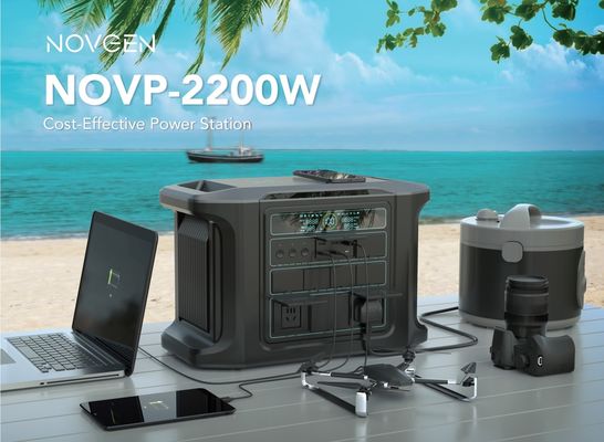 多機能再生可能携帯発電所 バッテリー容量2160Wh