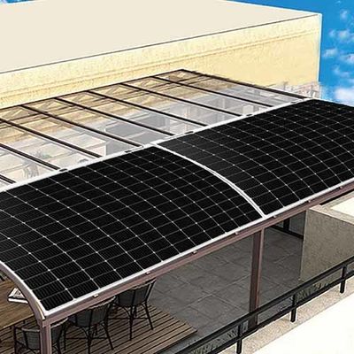 サンウェーブバルコニー 200W 柔軟な太陽光パネル 直角モノ結晶太陽光パネル